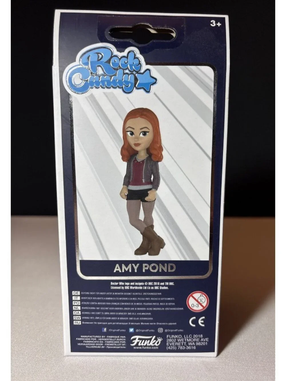 Funko Rock Candy Amy Pond Doctor Who Vinyl 2018 Canadian Convention Exclusive